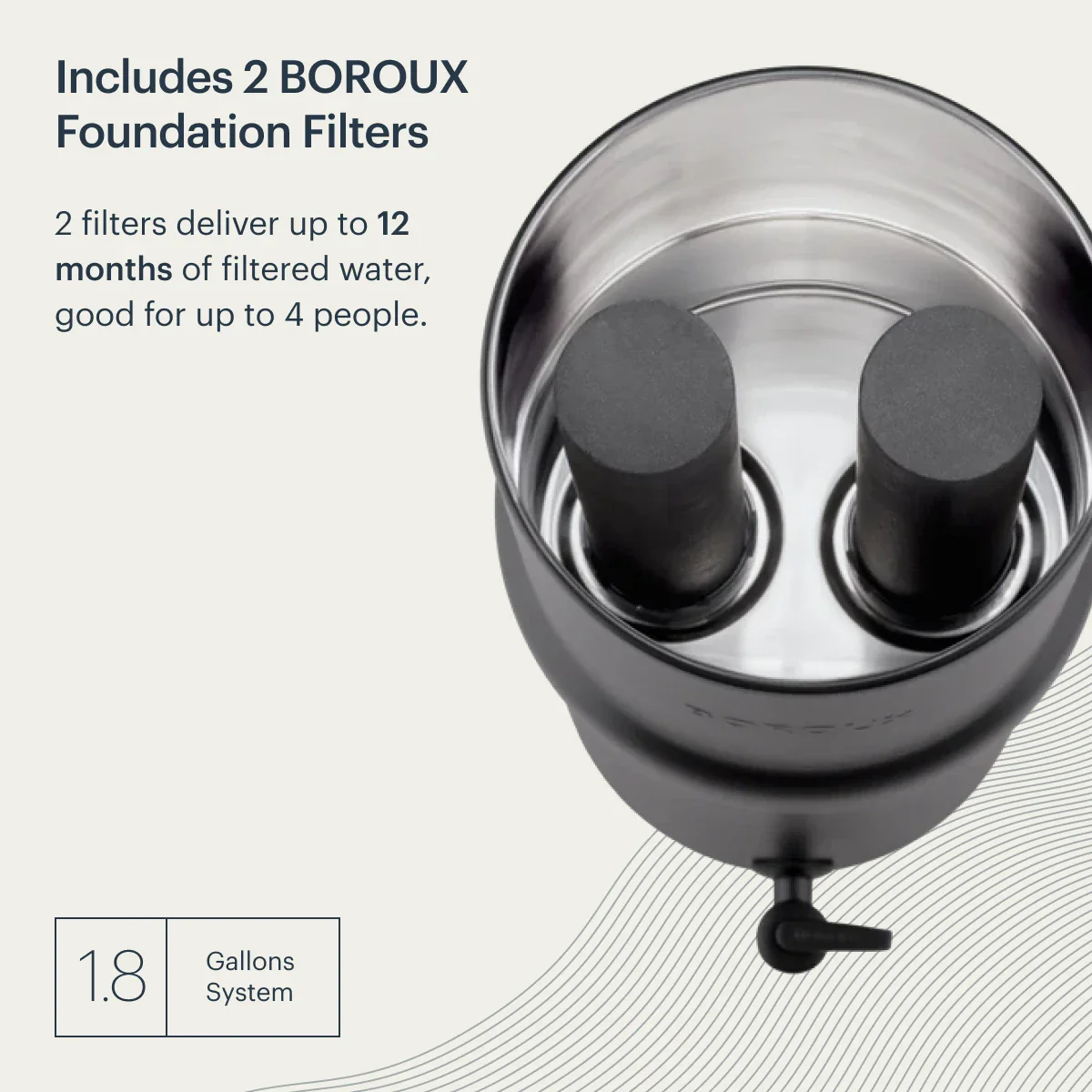 BOROUX Legacy™ Compact Water Filter System - Image 12