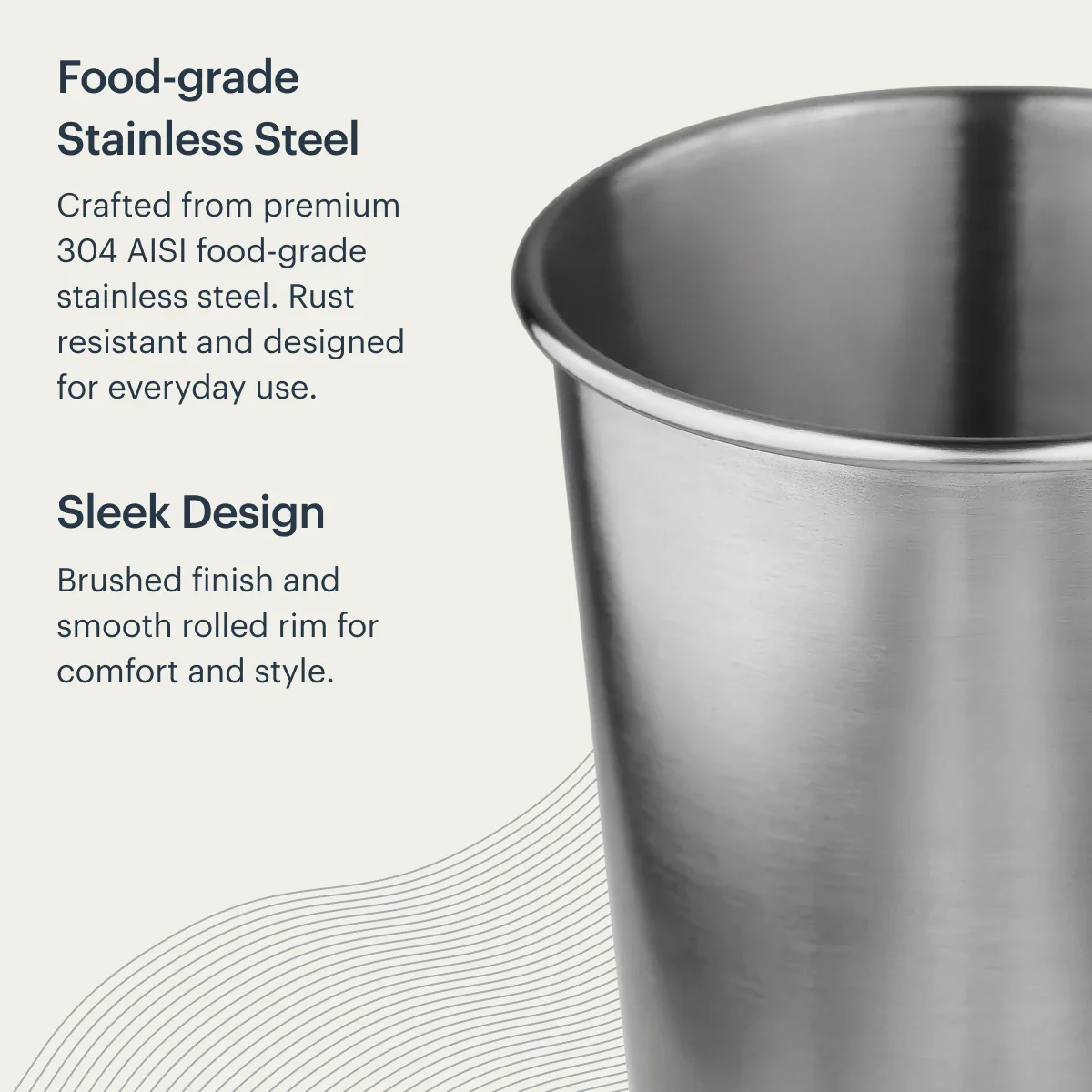 Stainless Steel Cups - Image 3