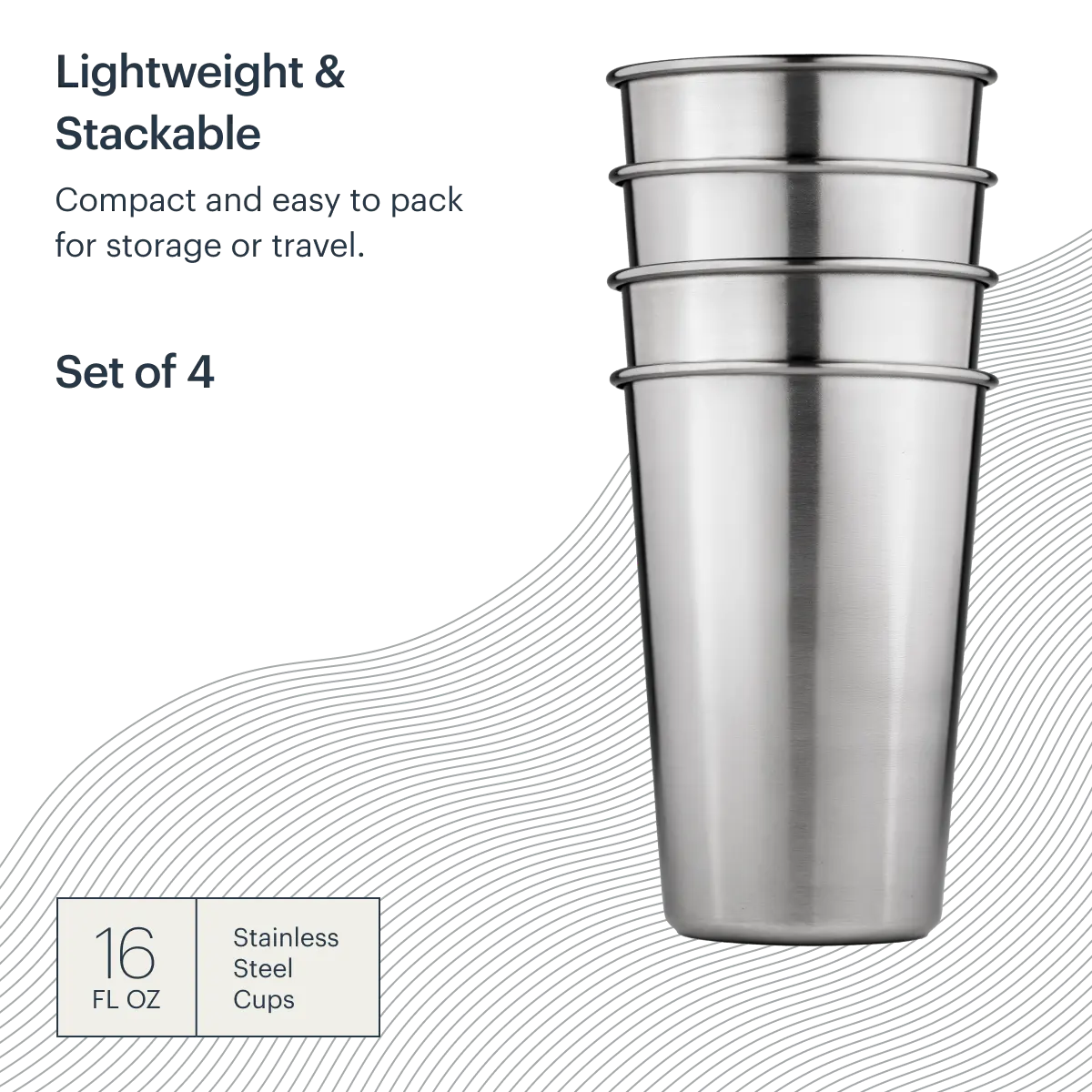 Stainless Steel Cups - Image 7