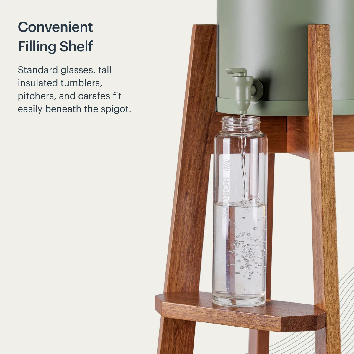 Teak Wood Floor Stand - Image 4
