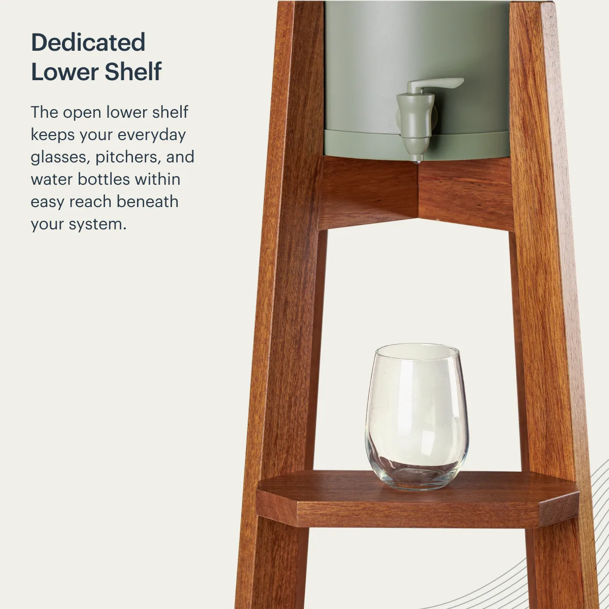 Teak Wood Floor Stand - Image 5