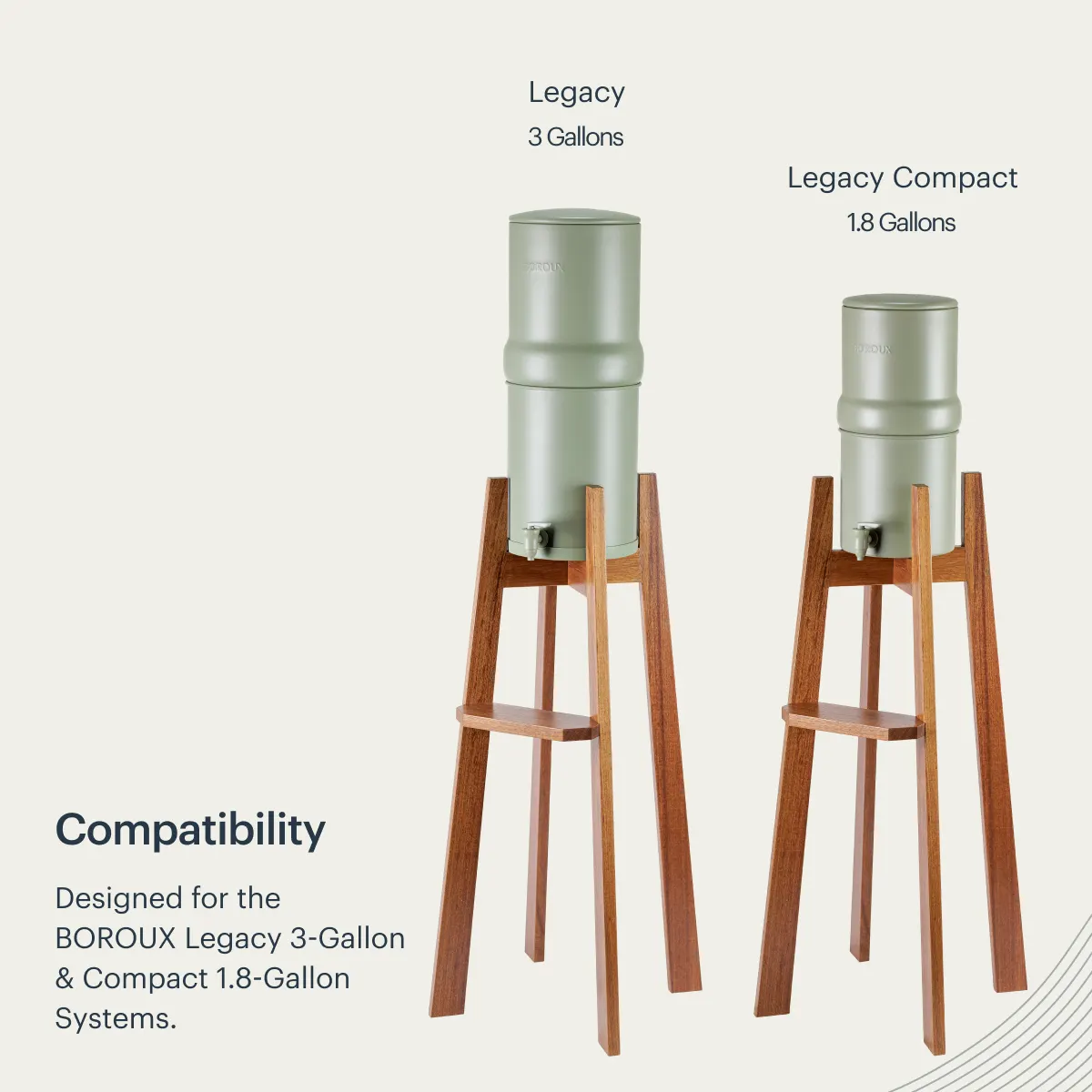 Teak Wood Floor Stand - Image 6