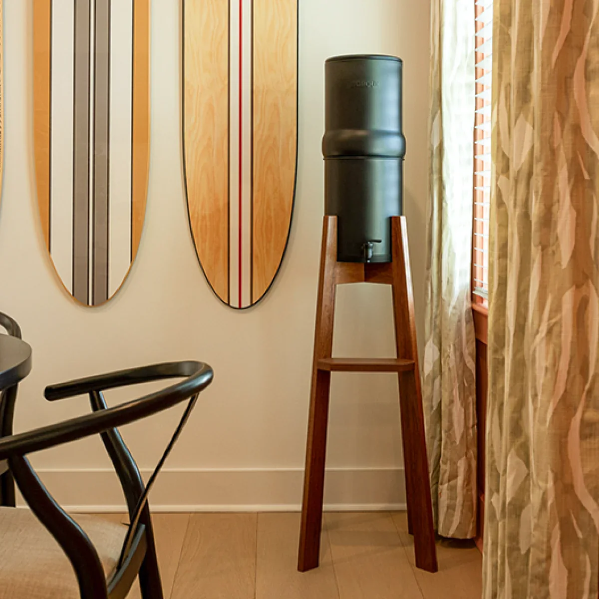 Teak Wood Floor Stand - Image 9